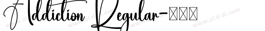 Addiction Regular字体转换